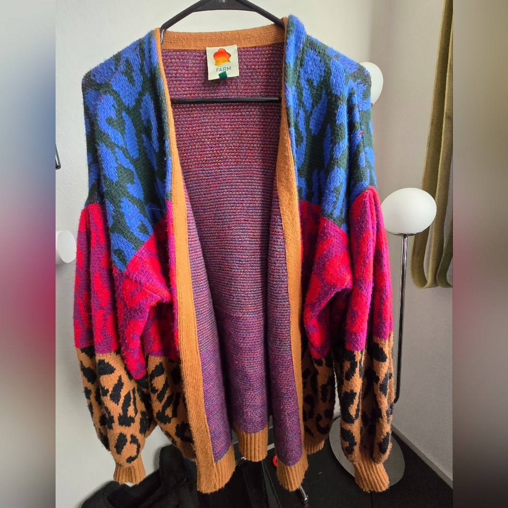 Farm Rio Multicolor Patterned Women's Jacket - Picture 3 of 5